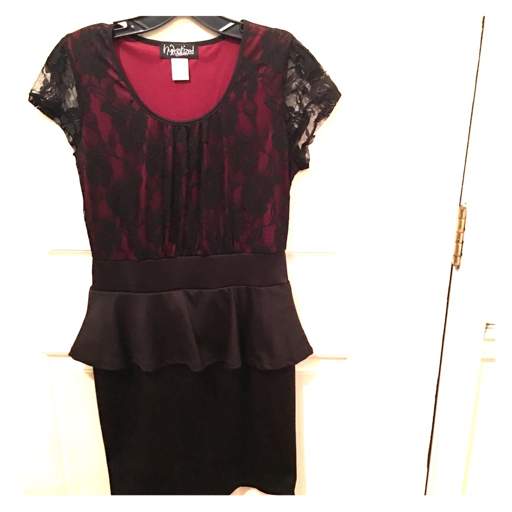 Black/Red Dress